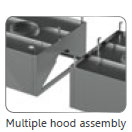 multiple-hood-assembly